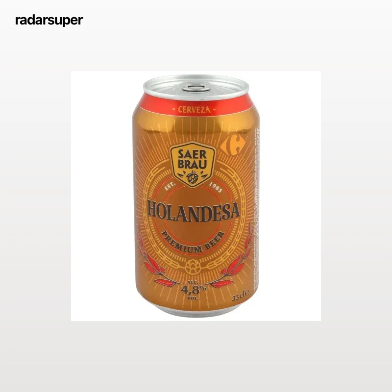 Cerveza Saer Brau Holandesa lata 33 cl.