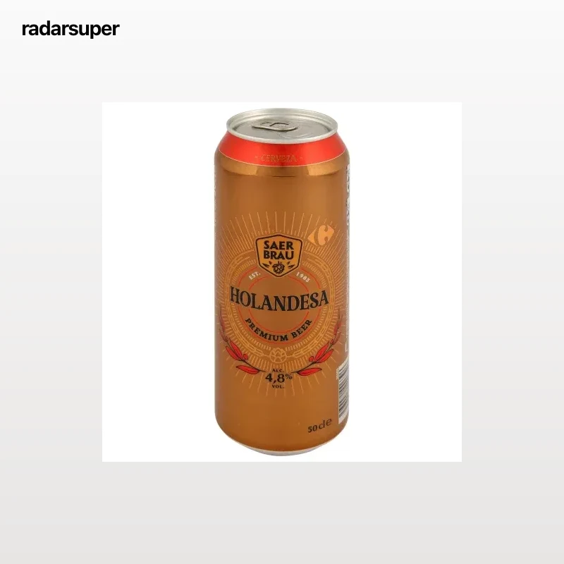 Cerveza Saer Brau Holandesa lata 50 cl.
