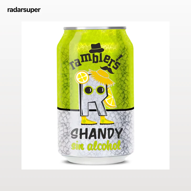 Cerveza shandy sin alcohol Dia Ramblers 33 cl