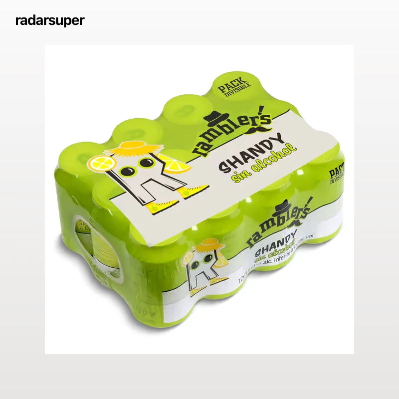 Cerveza shandy sin alcohol Dia Ramblers pack 12 x 33 cl