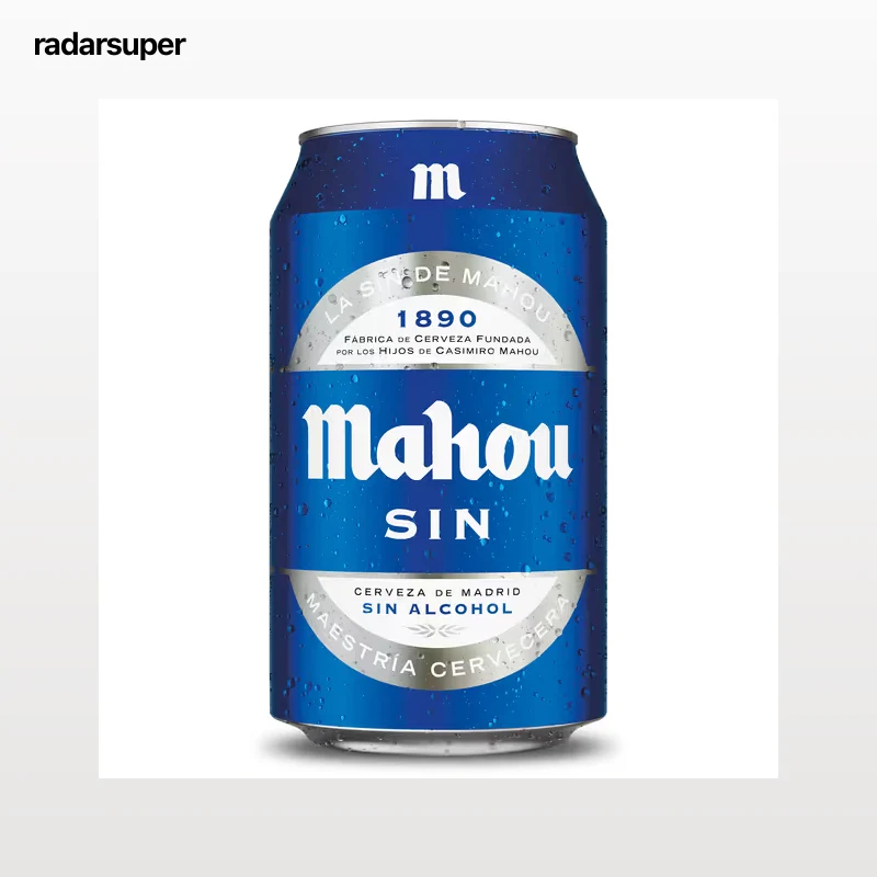Cerveza sin alcohol Mahou 33 cl