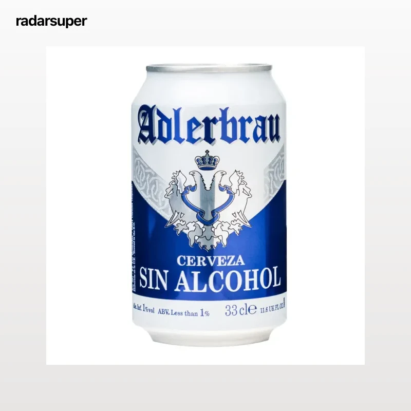 Cerveza sin alcohol Adlerbrau lata 33cl