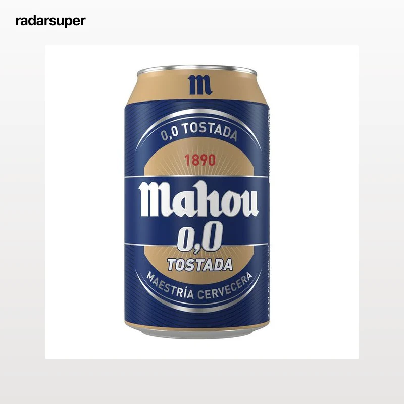Cerveza sin alcohol Mahou 00 Tostada lata 33cl