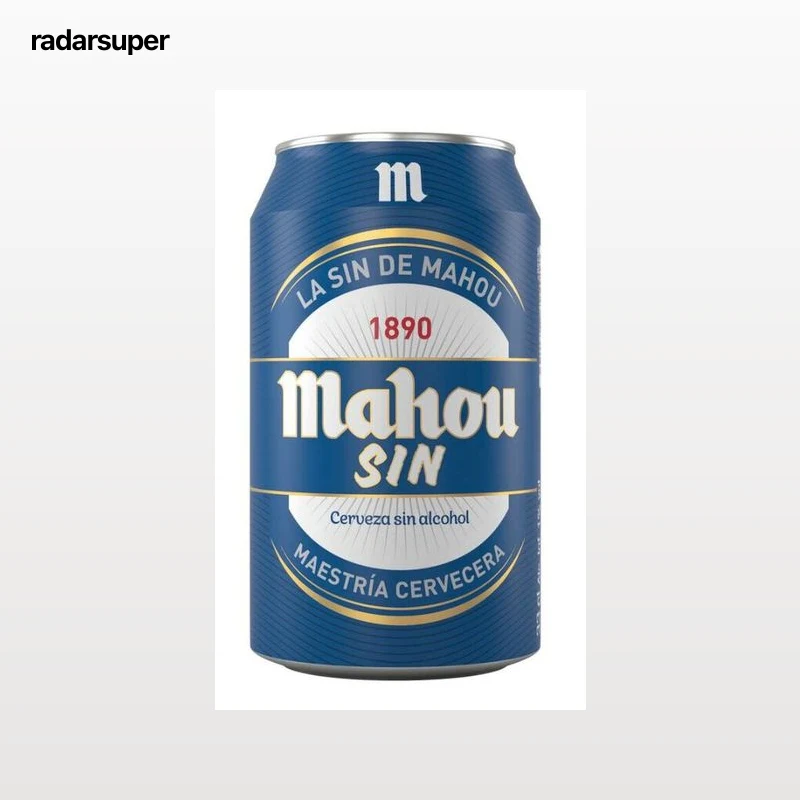 Cerveza sin alcohol Mahou lata 33cl