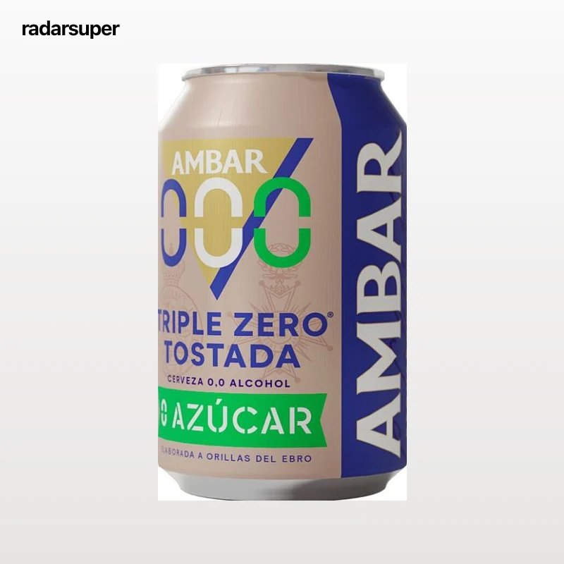 Cerveza sin alcohol sin azúcar Tostada 000 Ambar 33cl