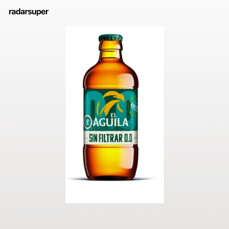 Cerveza sin filtrar 0,0 el Aguila botella 33cl