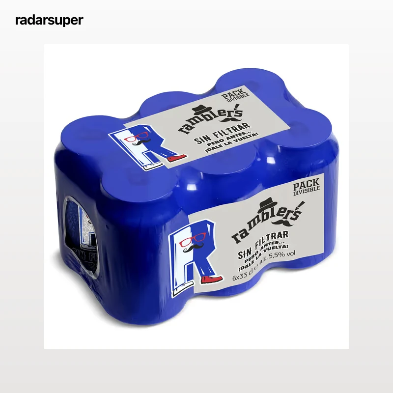 Cerveza sin filtrar Dia Ramblers pack 6 x 33 cl