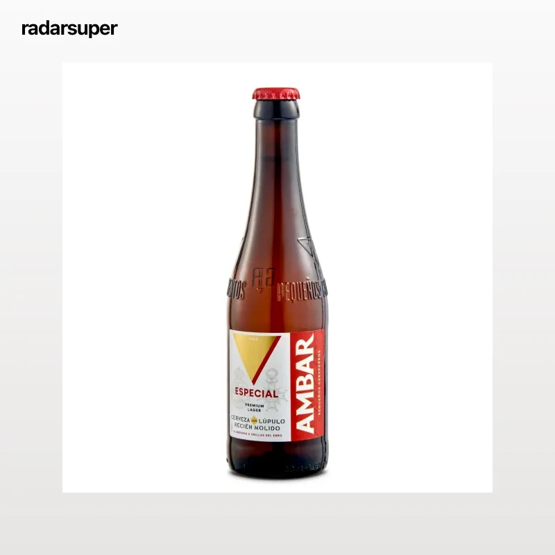 Cerveza sin gluten Ambar 33 cl