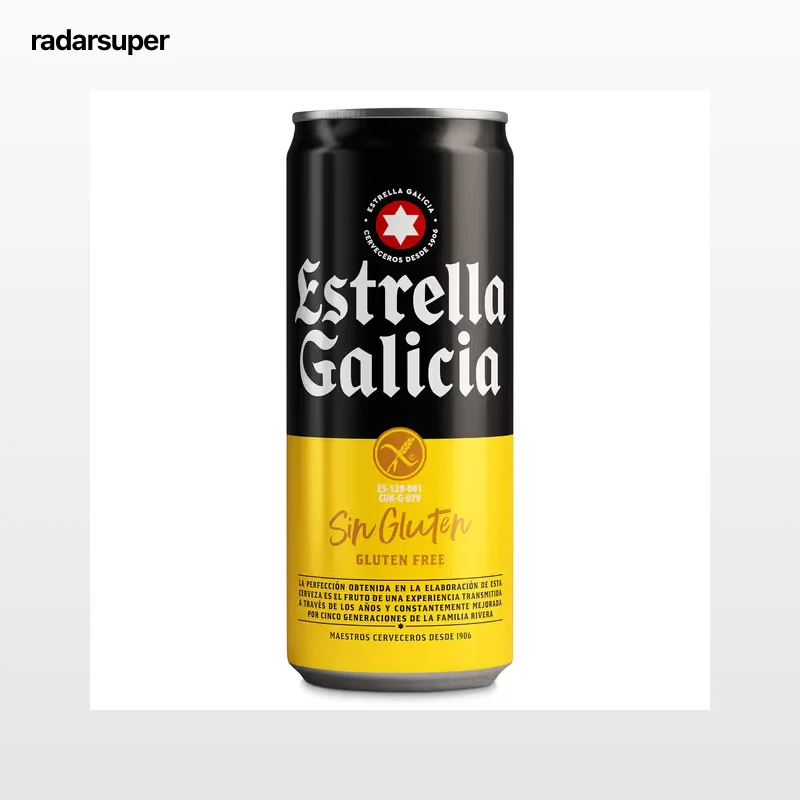 Cerveza sin gluten Estrella Galicia 33 cl