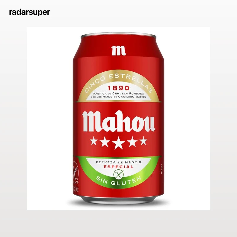 Cerveza sin gluten Mahou 33 cl