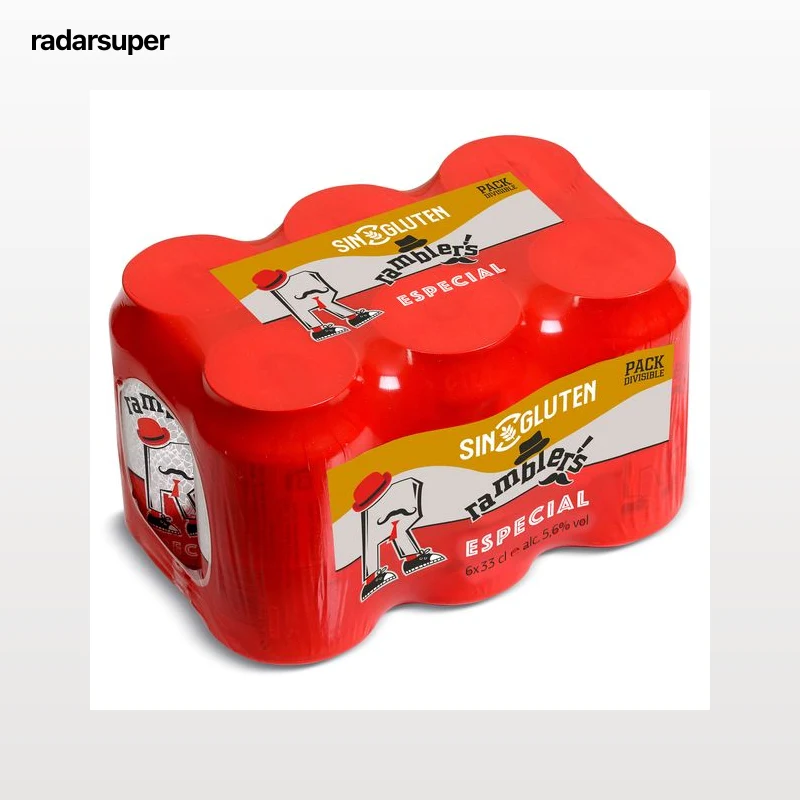 Cerveza sin gluten Dia Ramblers pack 6 x 33 cl