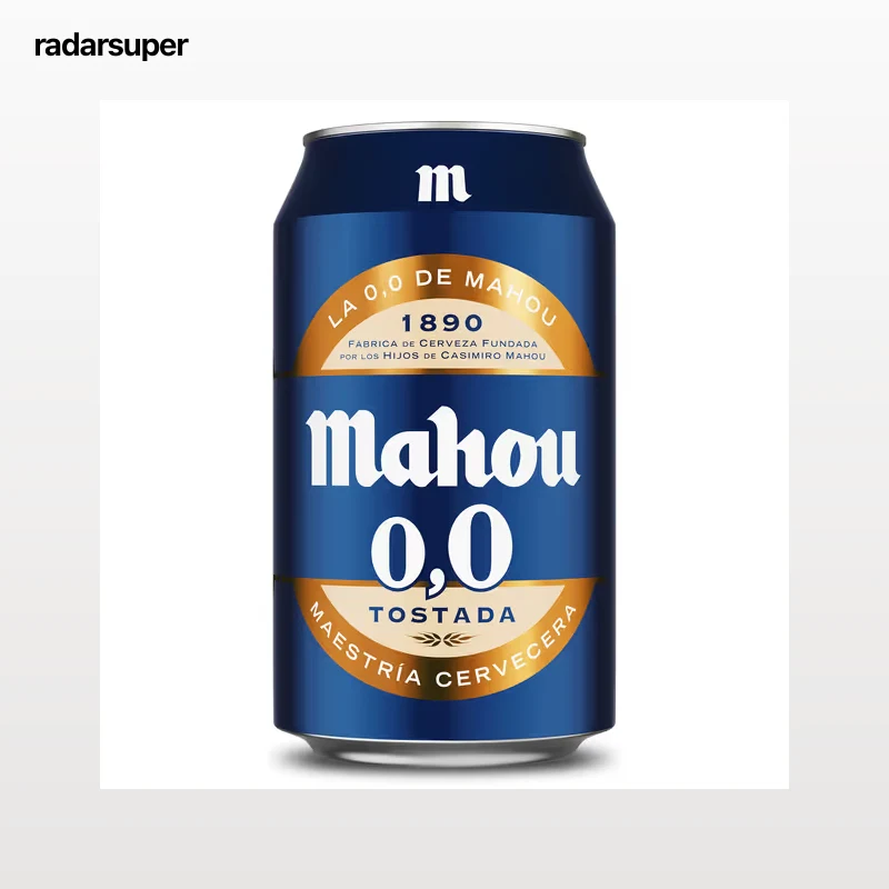 Cerveza tostada 0,0% alcohol Mahou 33 cl