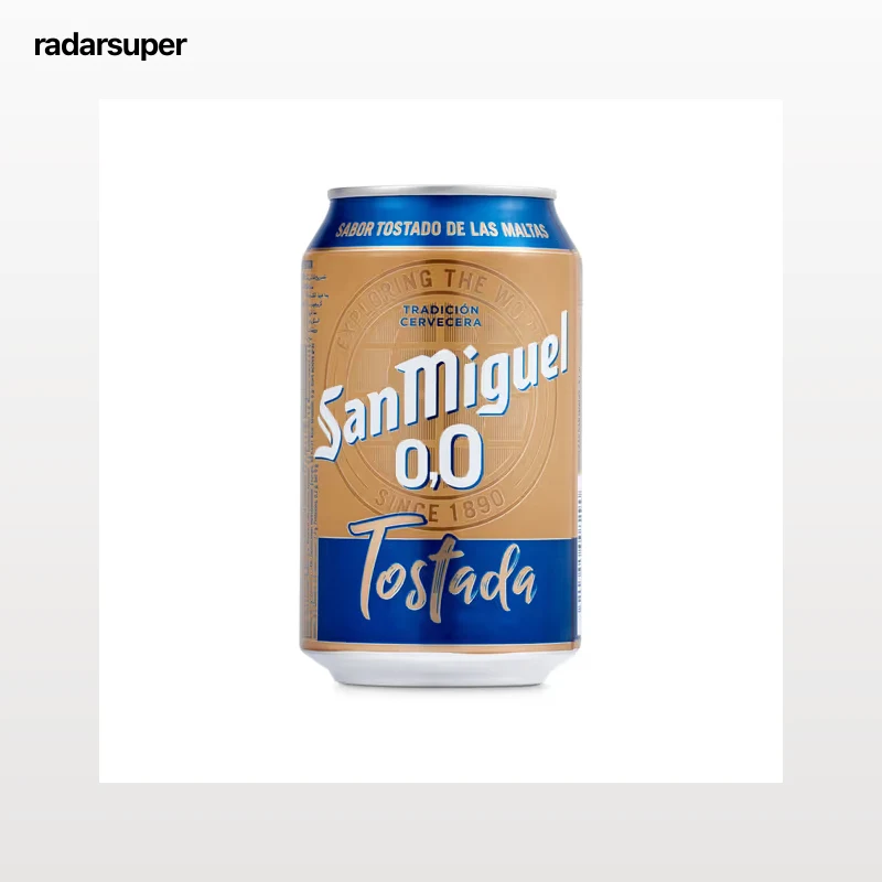 Cerveza tostada 0,0% alcohol San Miguel 33 cl
