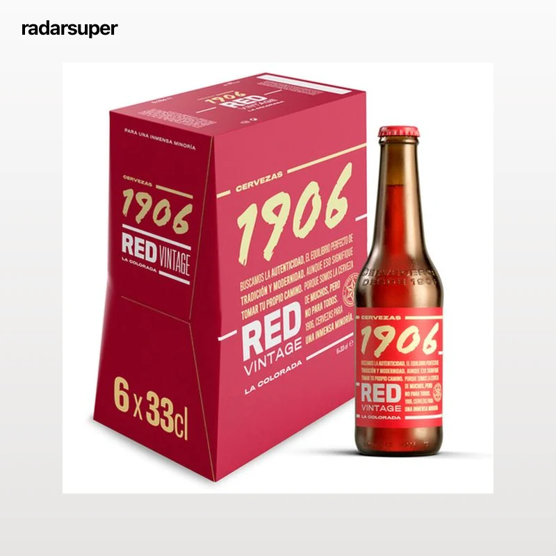 Cerveza tostada 1906 Red Vintage pack 6 botellas 33cl