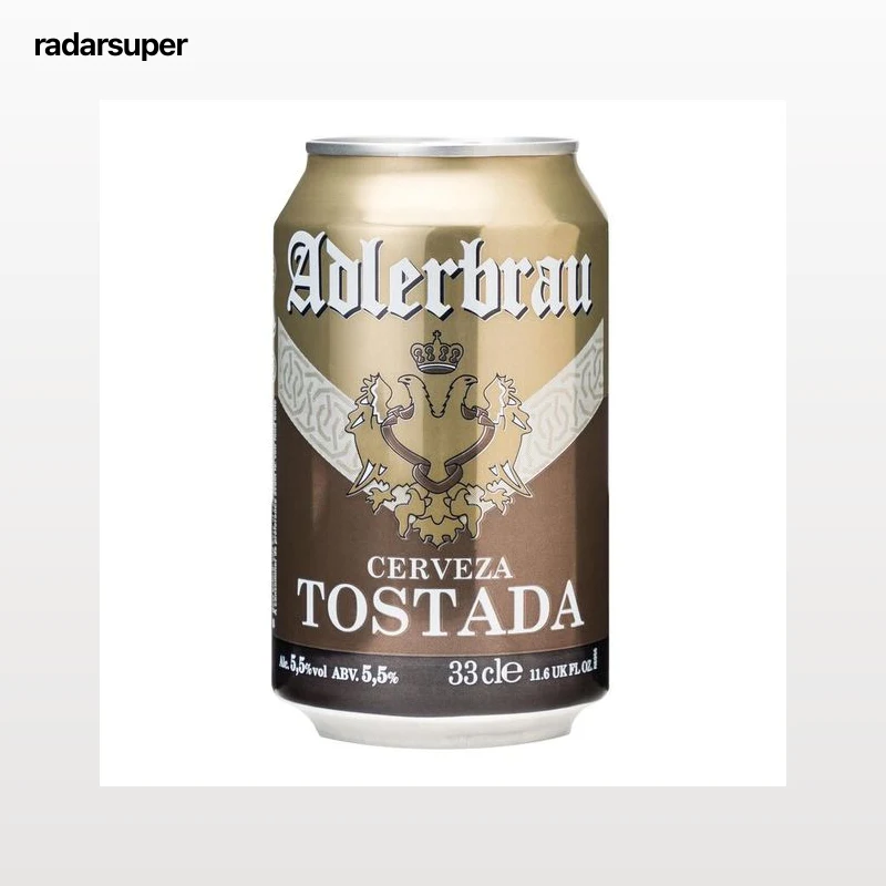 Cerveza tostada Adlerbrau lata 33cl