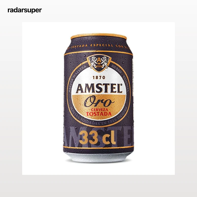 Cerveza tostada Amstel Oro lata 33cl