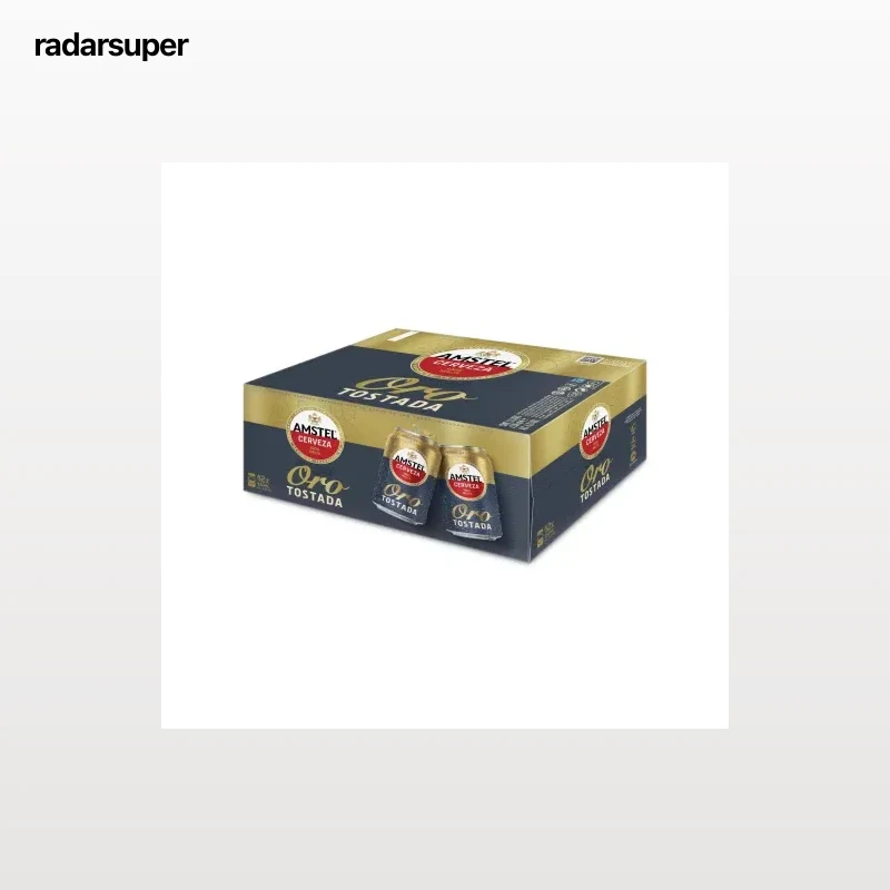 Cerveza tostada Amstel Oro pack 12 latas 33 cl.