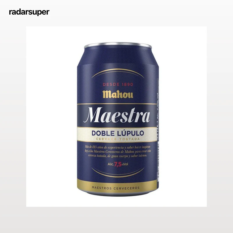 Cerveza tostada Mahou Maestra lata 33cl