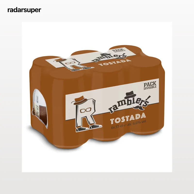 Cerveza tostada Dia Ramblers pack 6 x 33 cl
