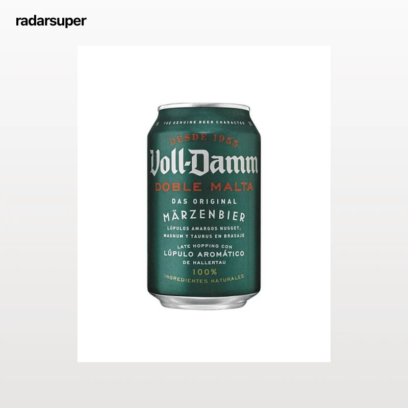 Cerveza tostada Voll Damm lata 33cl