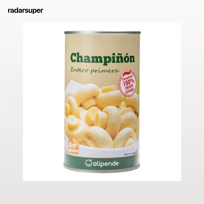 Champiñon Alipende bote 185g entero