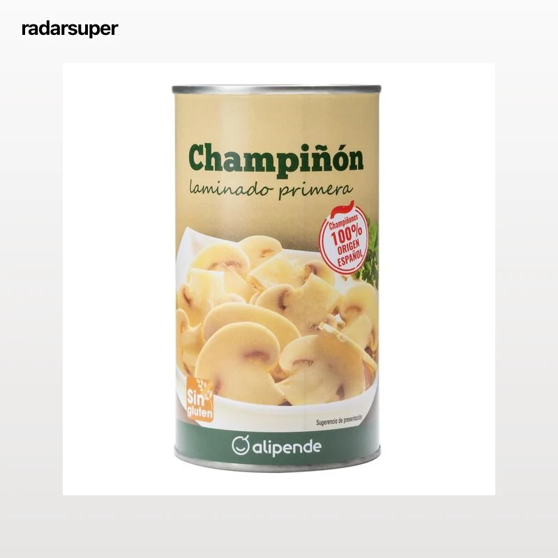 Champiñon Alipende bote 185g laminado