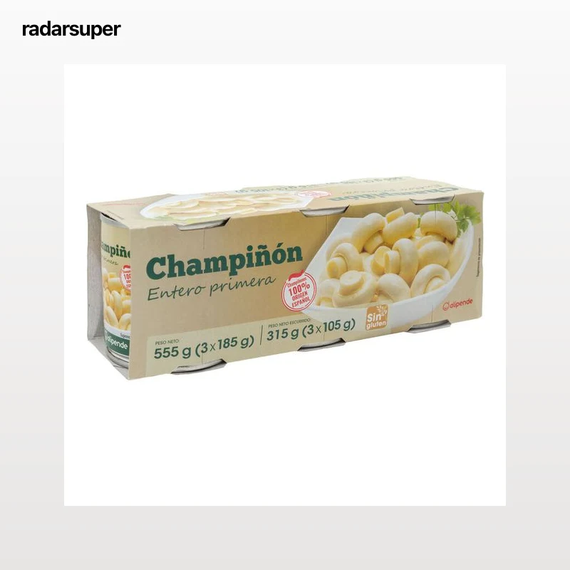Champiñon Alipende pack 3 entero
