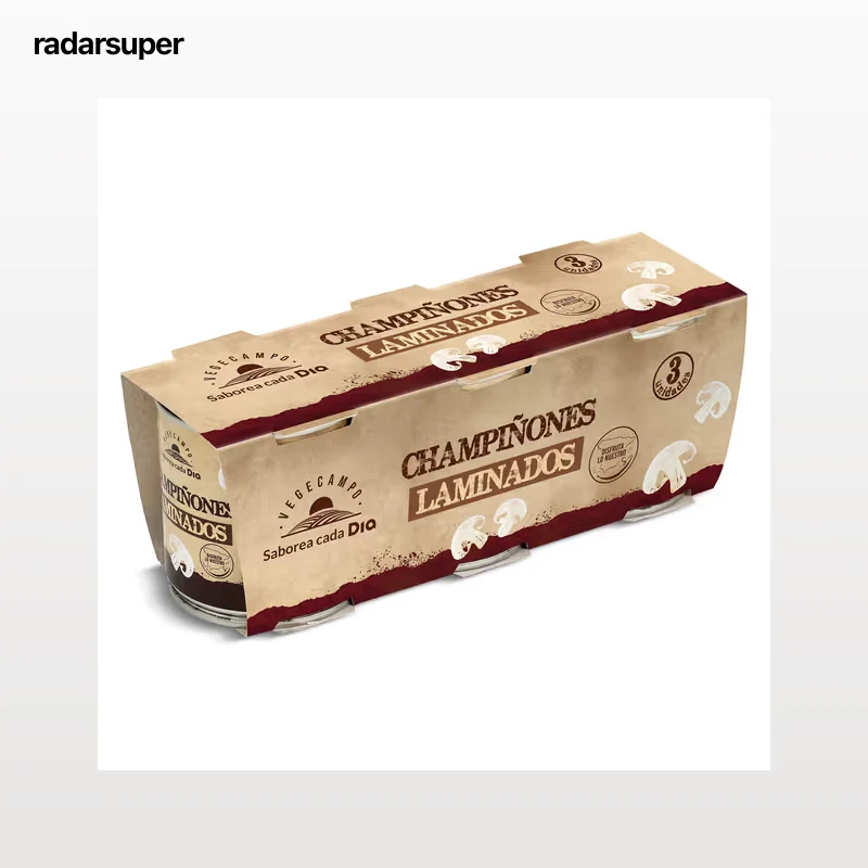 Champiñón laminado Dia Vegecampo 3 x 105 g