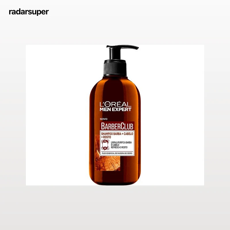 CHAMPÔ L'OREAL MEN EXPERT LIMPEZA BARBER CLUB 200ML