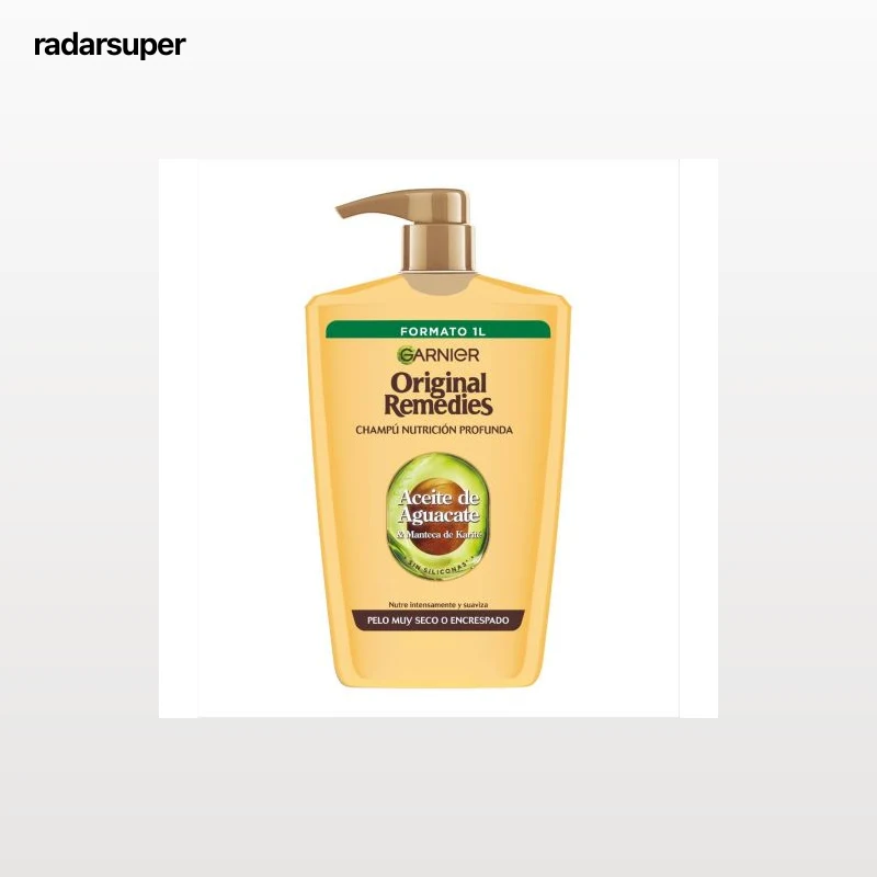 Champú aceite de aguacate Original Remedies Garnier 1000 ml.
