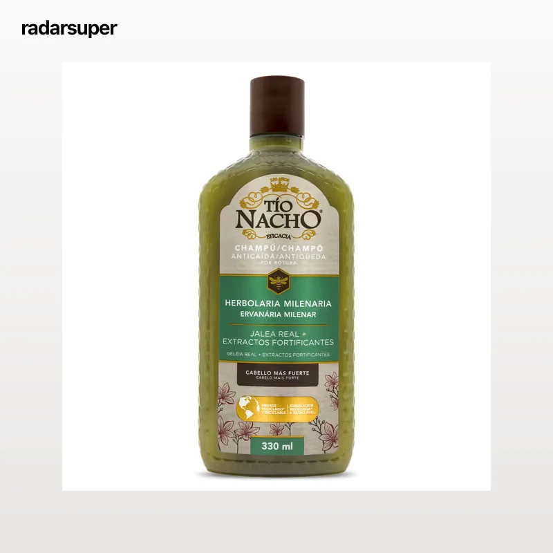 Champú anticaída herbolaria milenaria Tío Nacho 330 ml