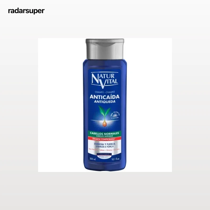Champú anticaída para cabellos normales NaturVital 300 ml.