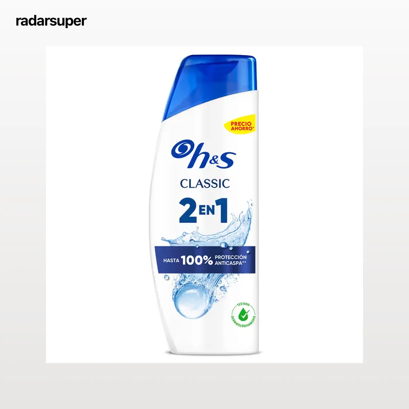 Champú anticaspa y acondicionador dos en uno H&S 625 ml