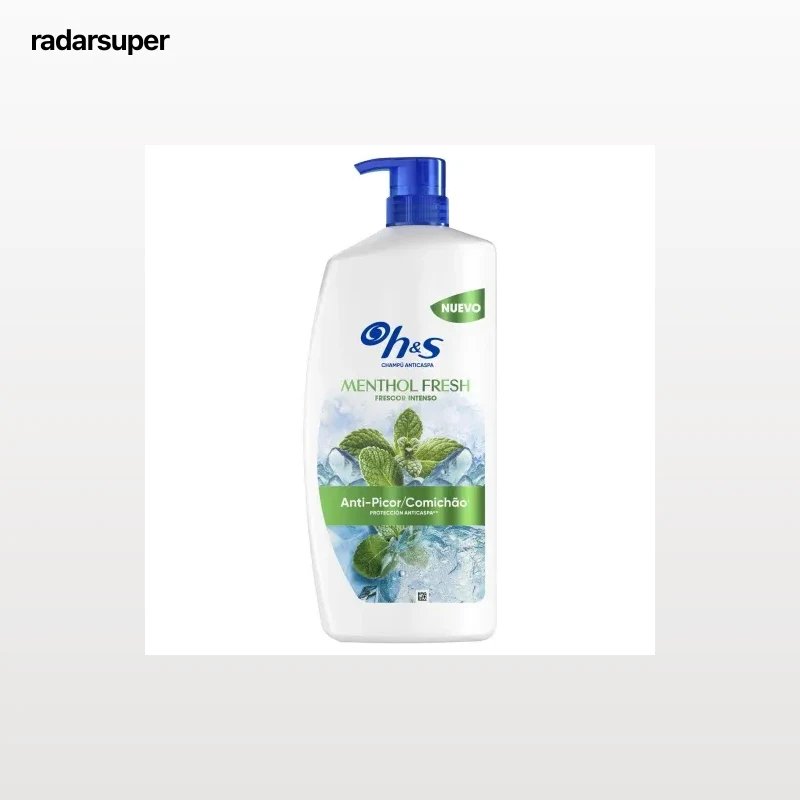 Champú anticaspa menthol fresh H&S 1000 ml.