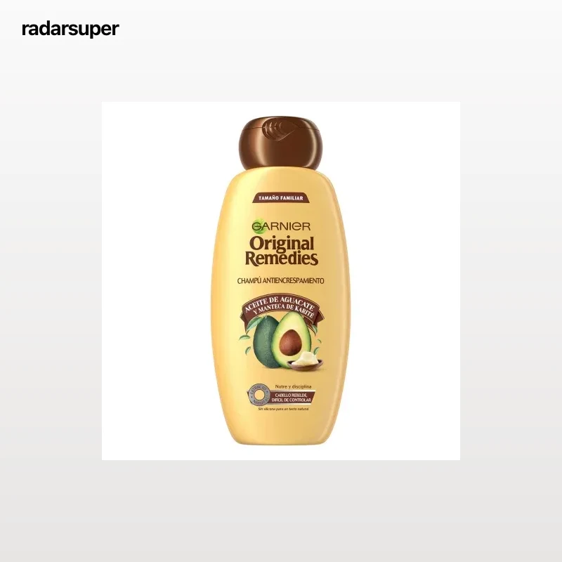 Champú antiencrespamiento con aceite de aguacate Original Remedies 600 ml.
