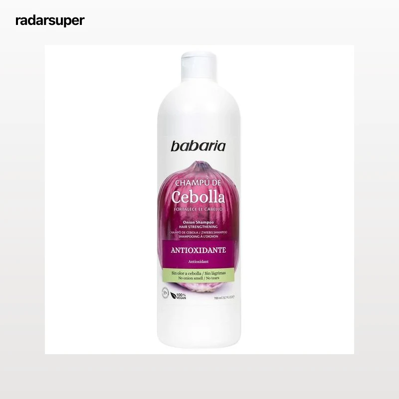 Champú Babaria 700ml cebolla antioxidante sin olor a cebolla