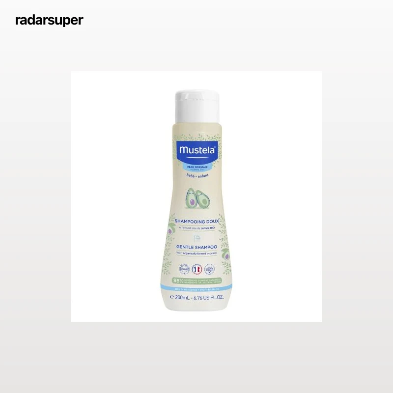 Champú bebé suave piel normal Mustela 200 ml.