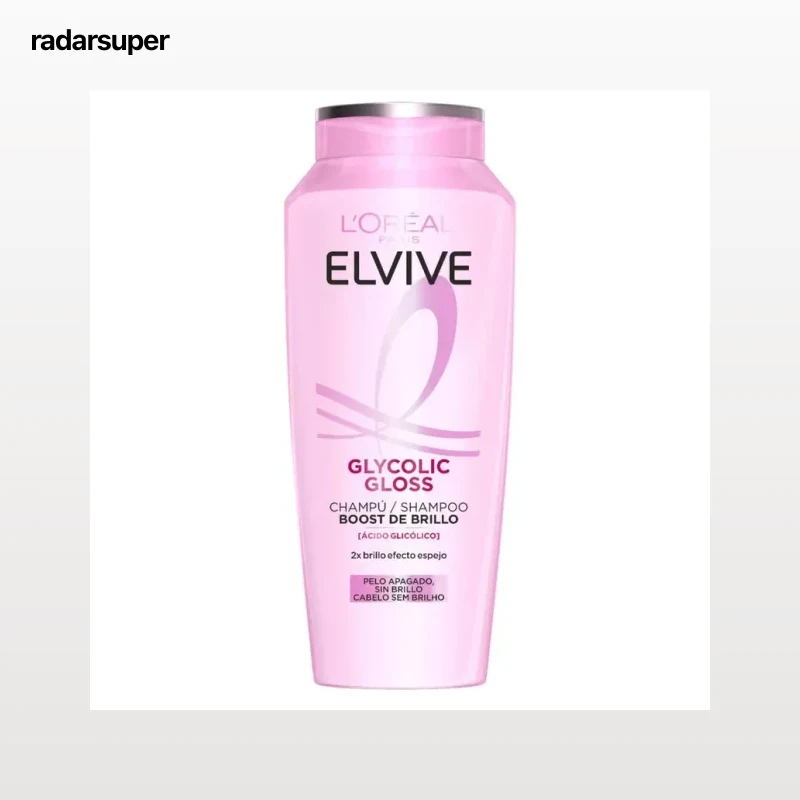 Champú con efecto brillo y fórmula con glycolic Gloss Boost Elvive 400 ml