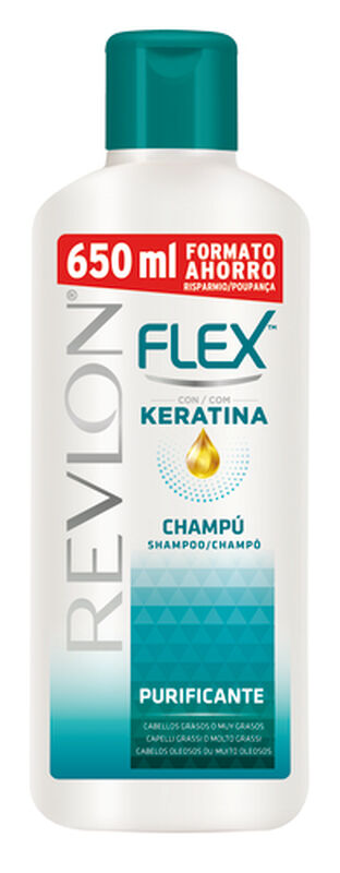 Champú Flex 650ml purificante con keratina