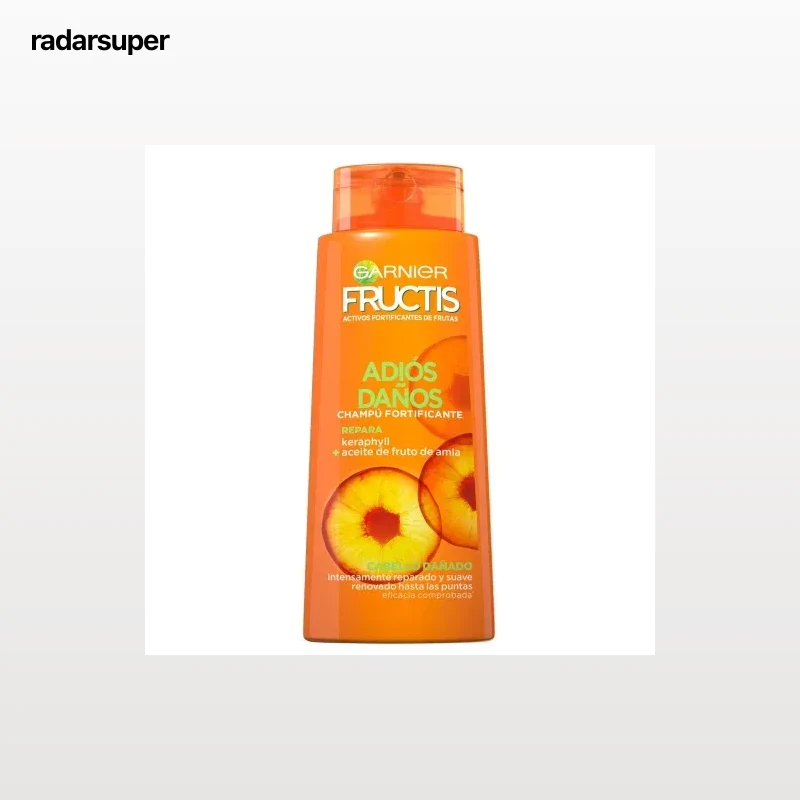 Champú fortificante adiós daños para cabello dañado Garnier Fructis 690 ml.