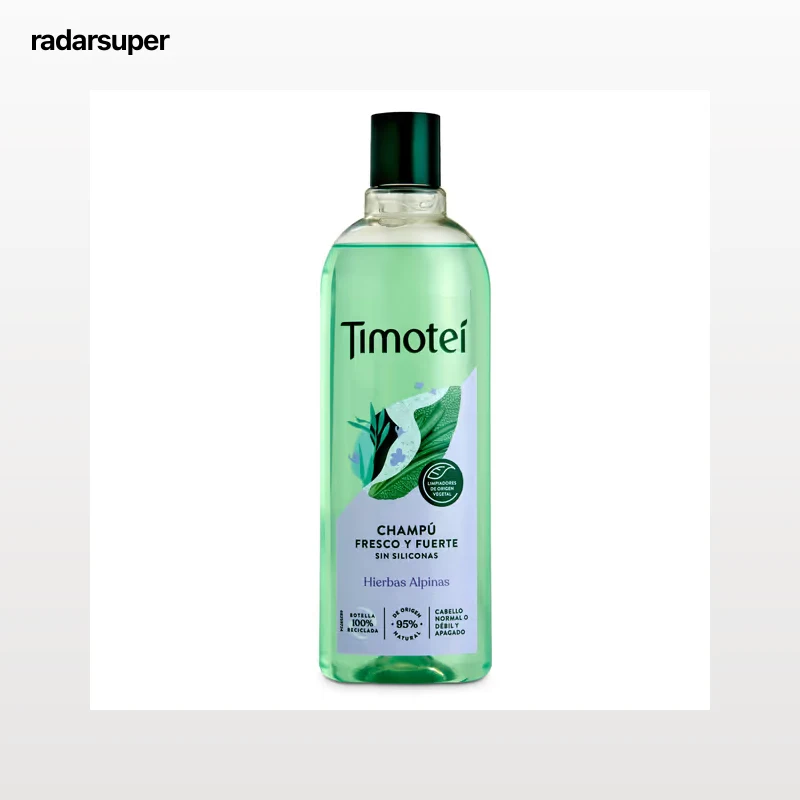 Champú fresco y fuerte cabello normal Timotei 400 ml
