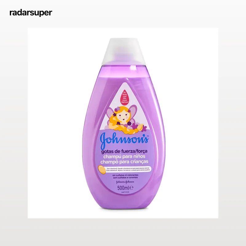 Champú gotas de fuerza Johnson's baby 500 ml