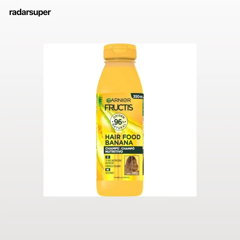Champú Hair Food banana ultra-nutritivo Garnier-Fructis 350 ml.