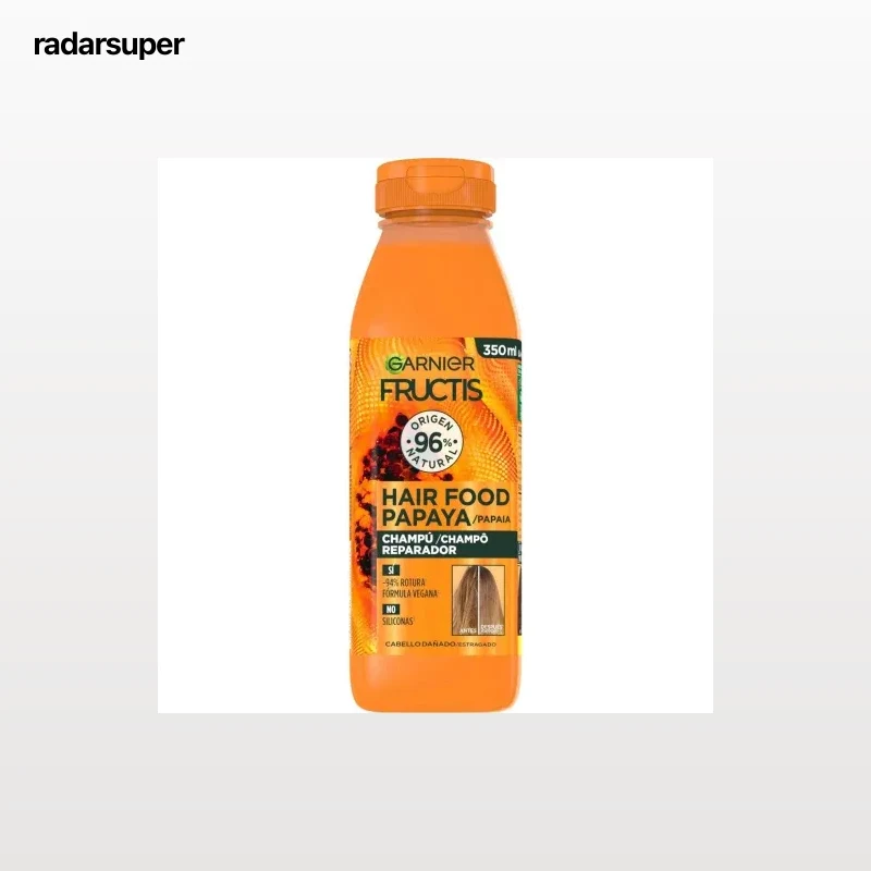 Champú Hair Food papaya reparador Garnier-Fructis 350 ml.