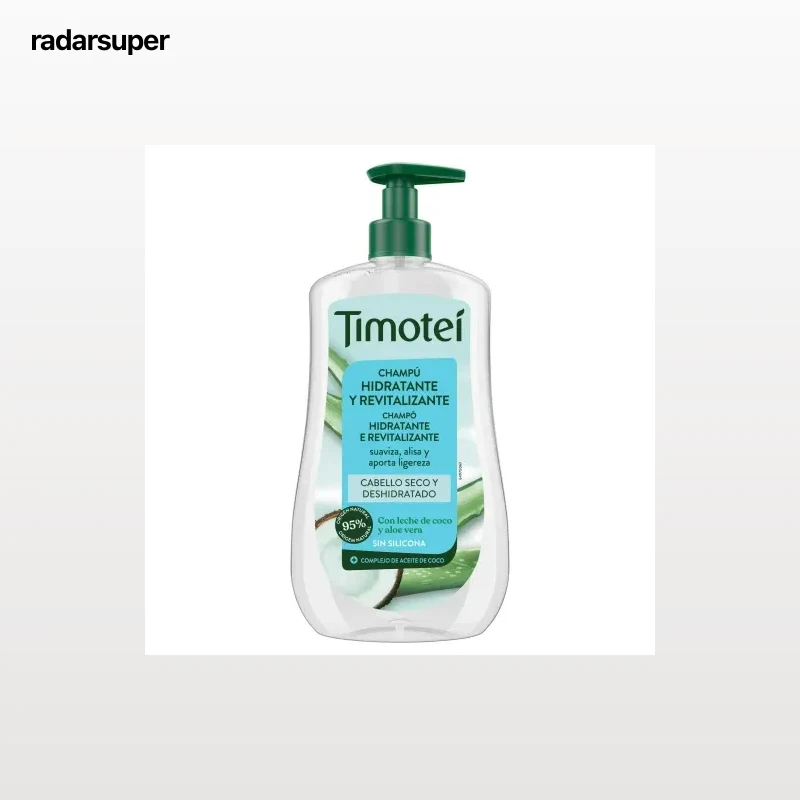 Champú hidratante y revitalizante Timotei 600 ml.