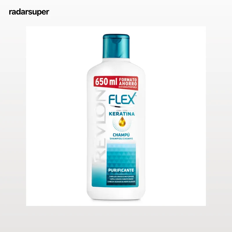 Champú con keratina purificante Flex 650 ml