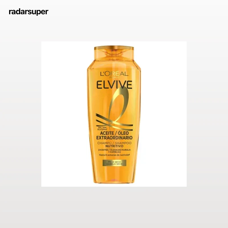 Champú para cabello normal a seco Aceite Extraordinario L'Oréal-Elvive 400 ml.