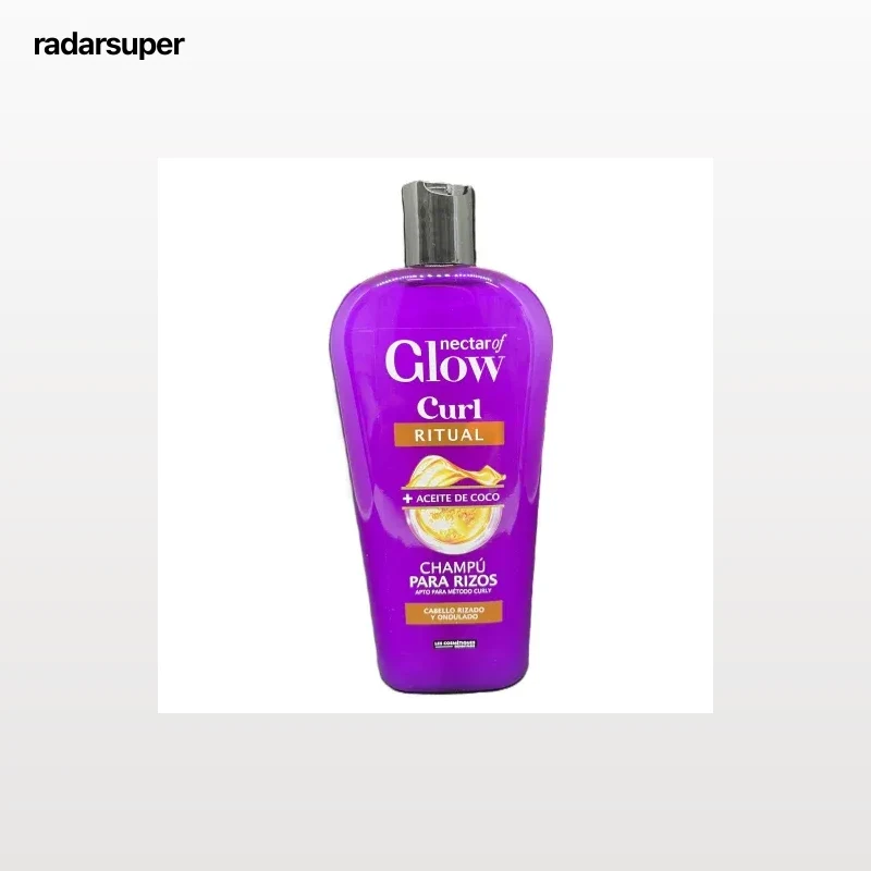 Champú para rizos ritual curly Nectar of Glow Les Cosmétiques 400 ml.