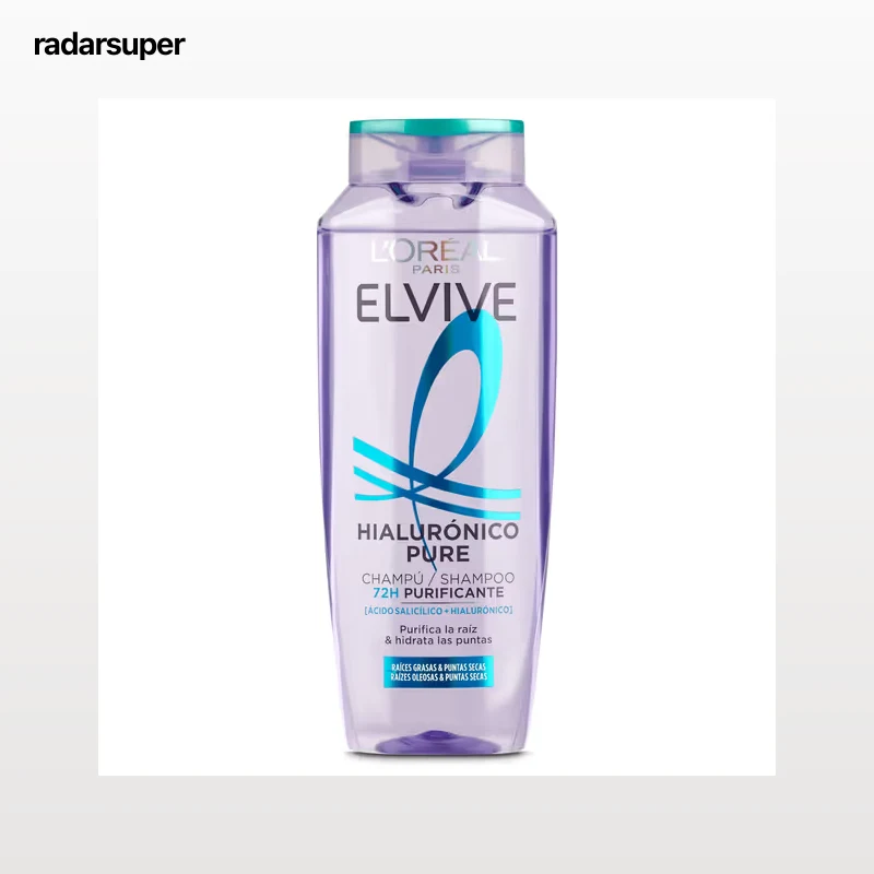 Champú purificante con ácido hialurónico Elvive 300 ml