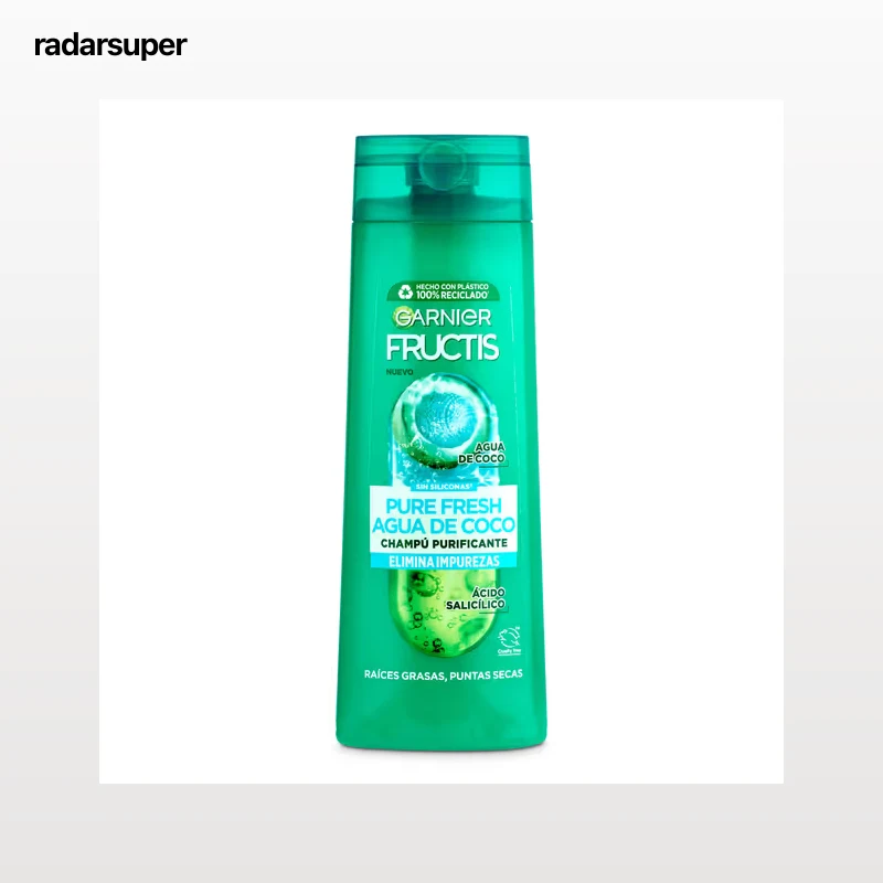 Champú purificante pure fresh Fructis 300 ml
